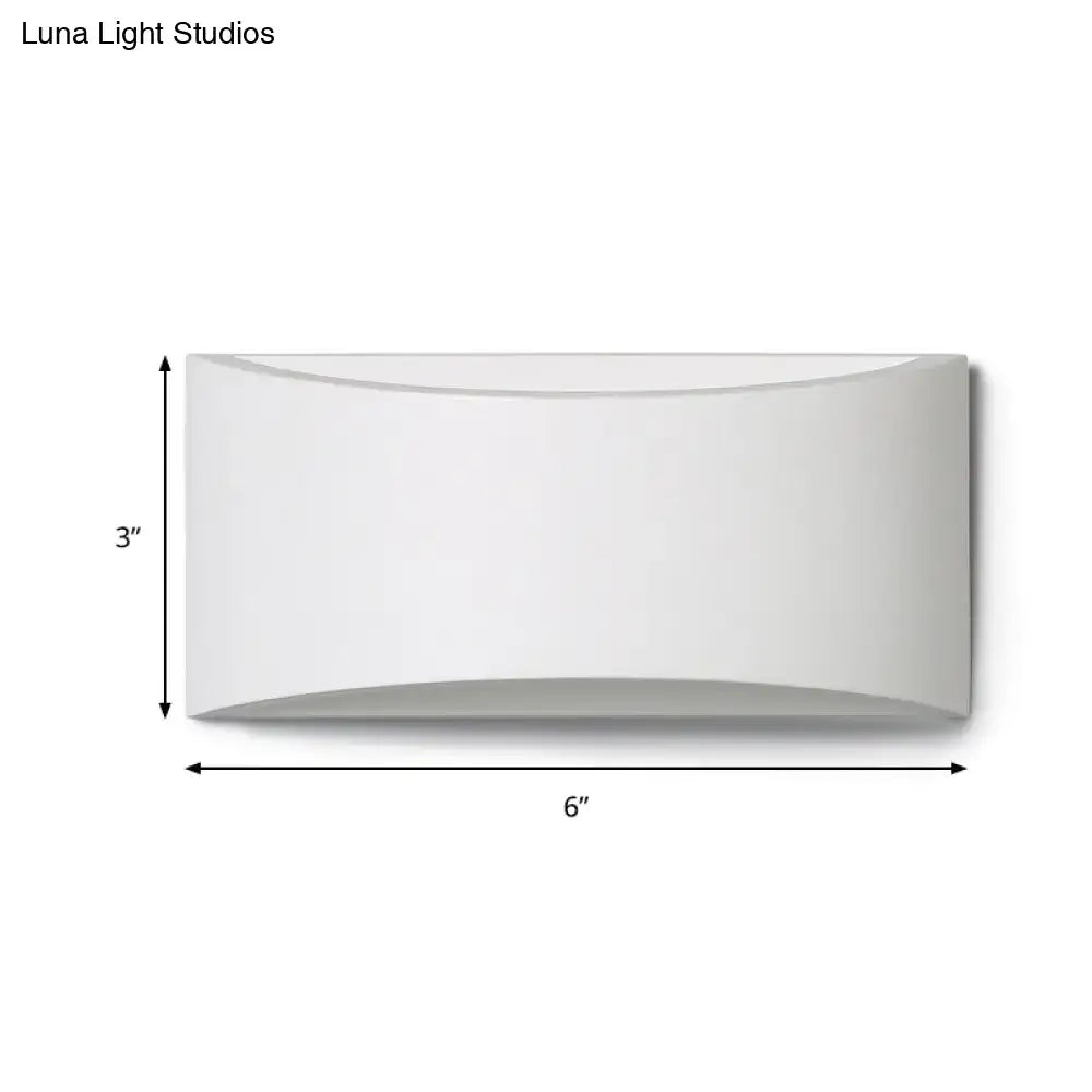 Gray curvy wall sconce by Decorbites 6in wide 3in high lighting on Tampa Home & Garden Store on Tampa Home & Garden Store