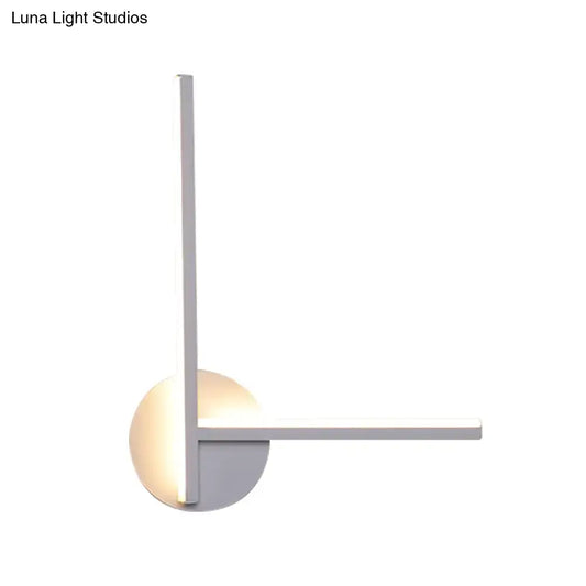 Black linear wall light with acrylic diffuser and dual-temp LED for modern interiors on Tampa Home & Garden Store