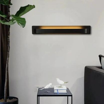 Modern Minimalist Silver Linear Wall Lamp Led