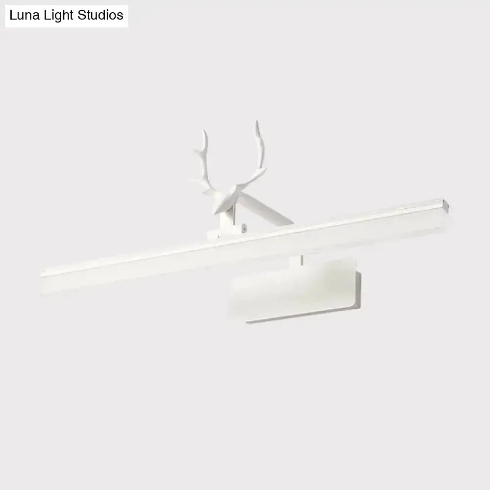 Modern White Antler Led Wall Lamp for Bedroom
