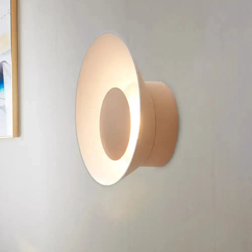 Modern Minimalist White and Black Led Wall Lamp