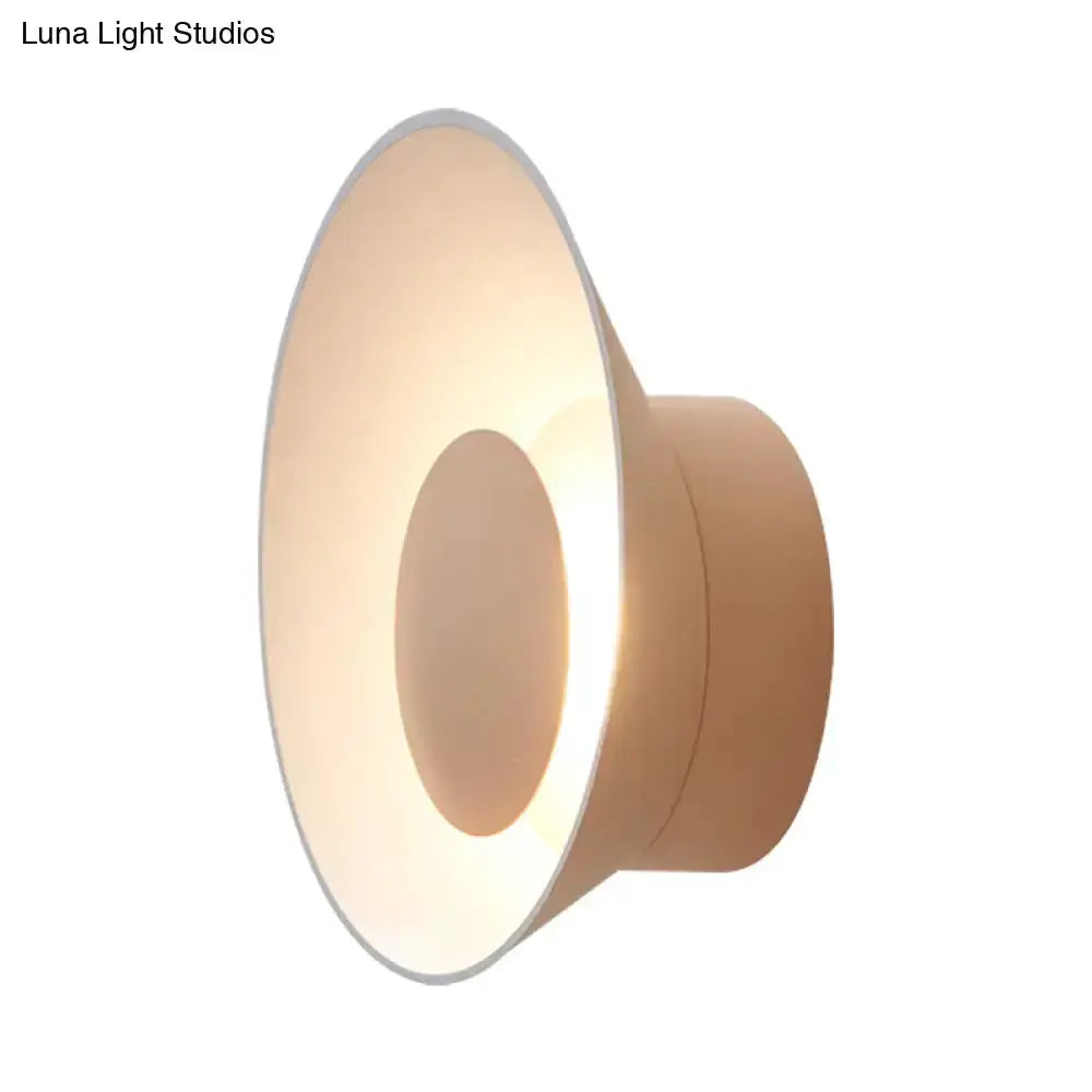 Modern Minimalist White and Black Led Wall Lamp