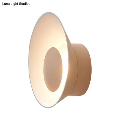 Modern Minimalist White and Black Led Wall Lamp