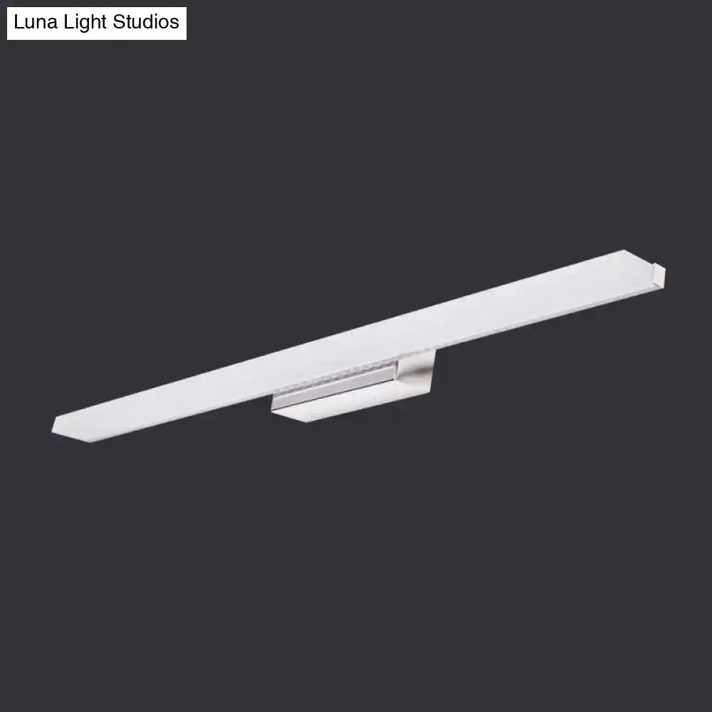 Modern White Led Wall Light for Warm Bathroom