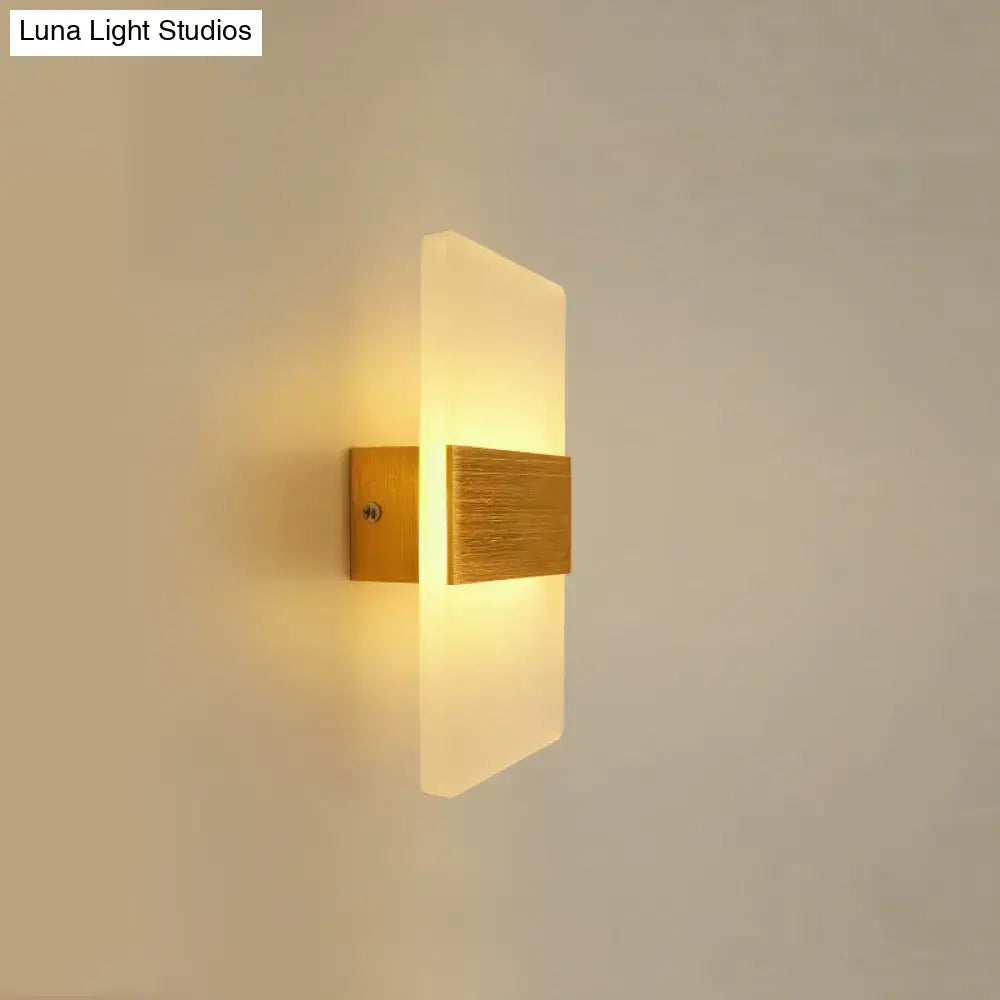 Metal Oval LED Sconce with warm white glow and wooden backplate Decorbites on Tampa Home & Garden Store