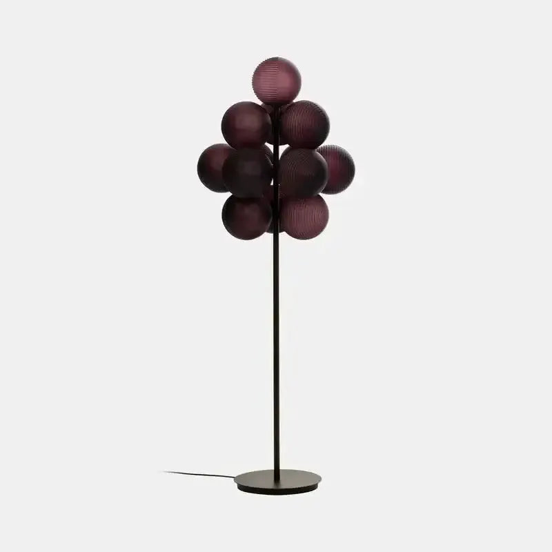 Modern Purple Decorbites Glass Bubble Floor Lamp