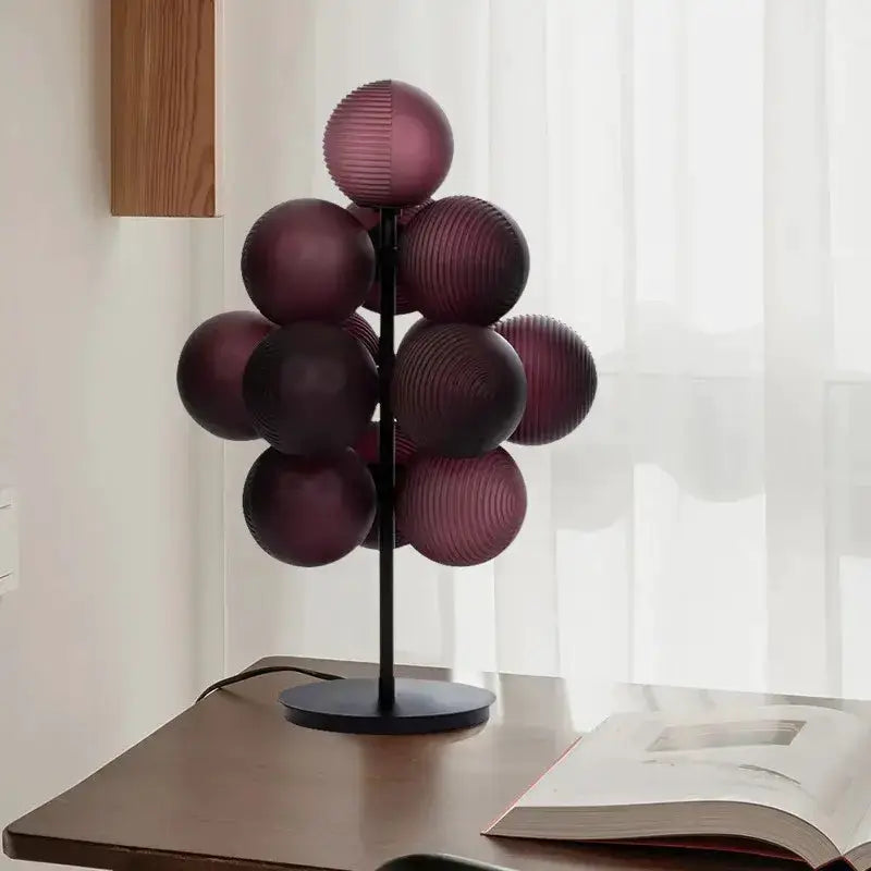 Modern Purple Decorbites Glass Bubble Floor Lamp