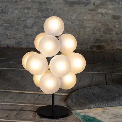 Modern Purple Decorbites Glass Bubble Floor Lamp
