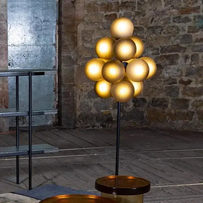 Modern Purple Decorbites Glass Bubble Floor Lamp