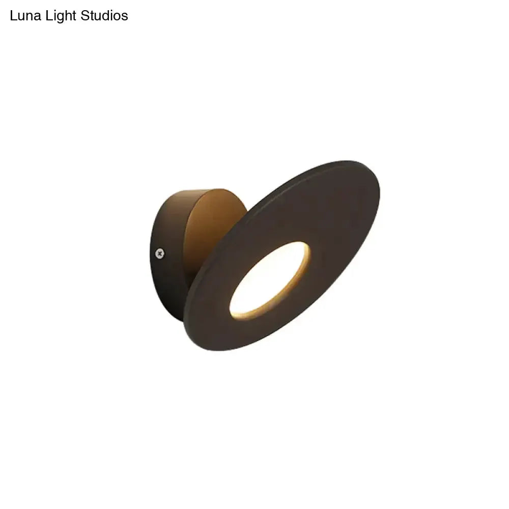 Modern Round Acrylic Led Wall Lamp for Bedroom