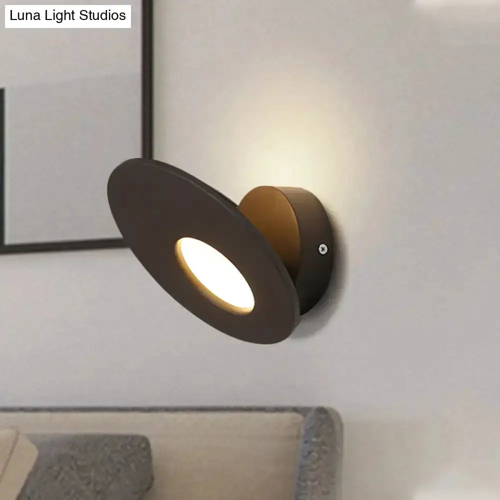 Modern Round Acrylic Led Wall Lamp for Bedroom