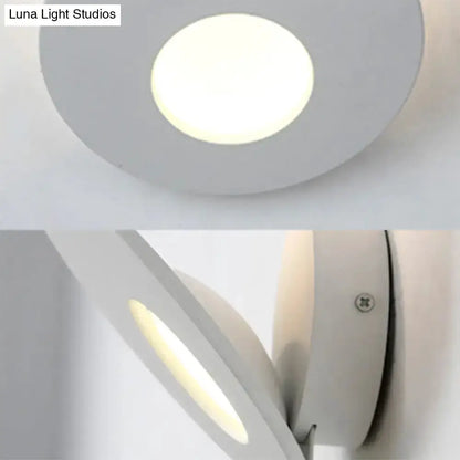Modern Round Acrylic Led Wall Lamp for Bedroom