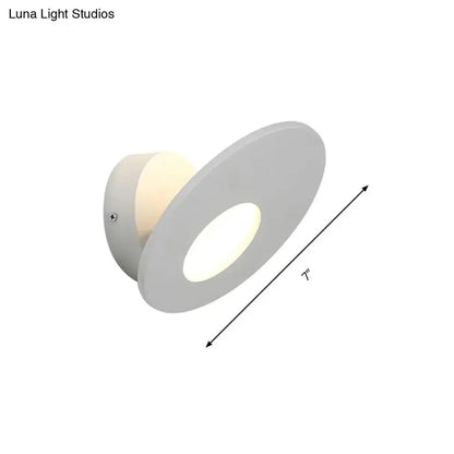 Modern Round Acrylic Led Wall Lamp for Bedroom