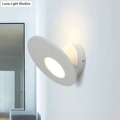 Modern Round Acrylic Led Wall Lamp for Bedroom