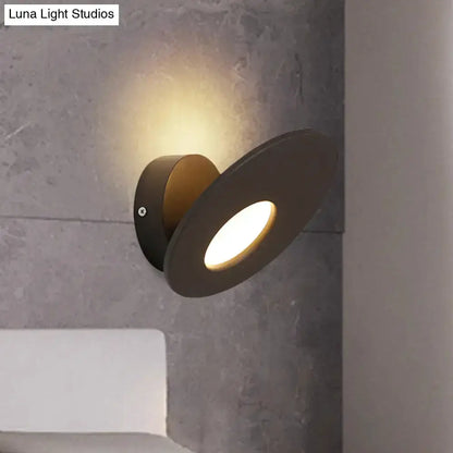 Modern Round Acrylic Led Wall Lamp for Bedroom