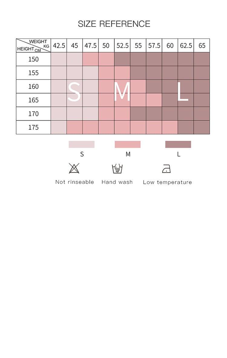 Stevvex leggings high waist size reference chart with S M L, height/weight grid and wash icons on Tampa Home & Garden Store