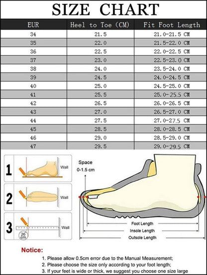 Stevvex athletic shoes ST85SH3125FGF size chart with foot length diagram on Tampa Home & Garden Store
