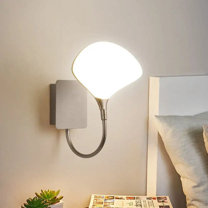 Gold Arched Acrylic Wall Lamp wall-mounted with square backplate by Decorbites on Tampa Home & Garden Store