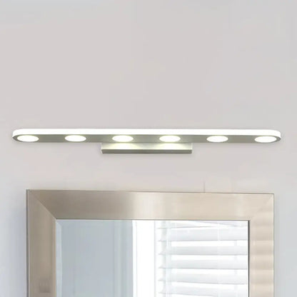 Silver Oblong LED Wall Light by Decorbites with five LEDs on Tampa Home & Garden Store