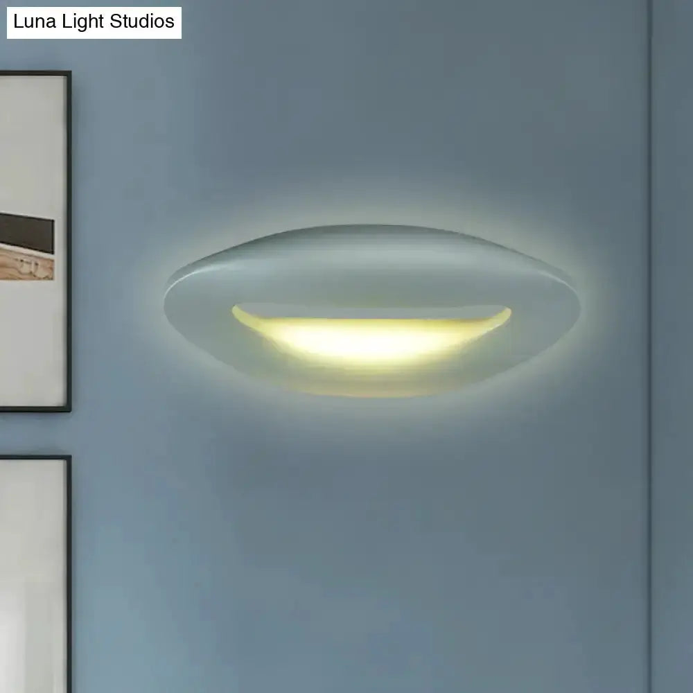Modern Smiling Face Led Wall Lamp Corridor