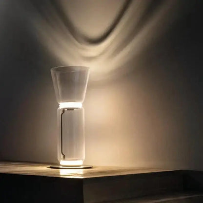 Modern Glass LED Floor Lamp for Living Room