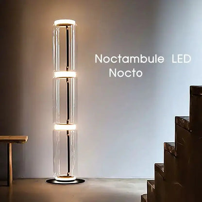 Modern Glass LED Floor Lamp for Living Room