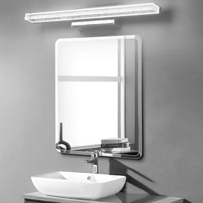 Stainless LED Bathroom Sconce by Decorbites, wall-mounted modern vanity light on Tampa Home & Garden Store