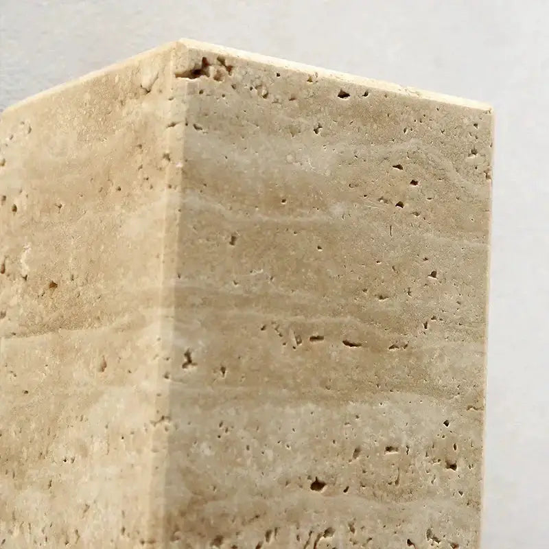 Stone wall lamp base with beige textured stone surface for Decorbites modern lamp on Tampa Home & Garden Store