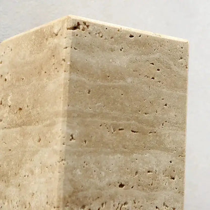 Stone wall lamp base with beige textured stone surface for Decorbites modern lamp on Tampa Home & Garden Store