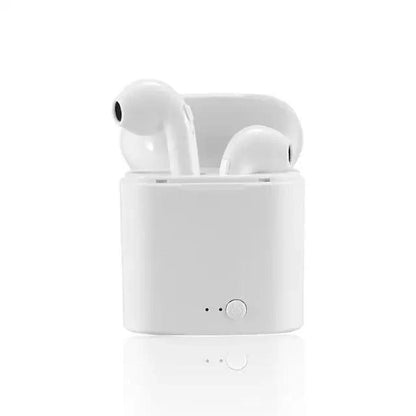 Stevvex in-ear wireless earbuds with charging case, white Bluetooth 5.0 stereo on Tampa Home & Garden Store
