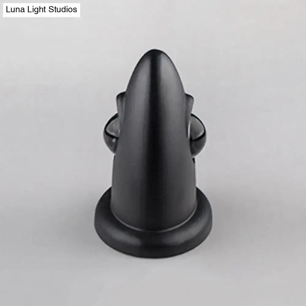 White Chrome Wall Sconce by Decorbites, modern cone-shaped wall-mounted lighting fixture on Tampa Home & Garden Store
