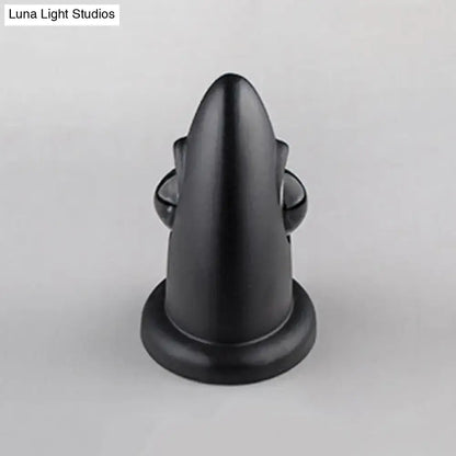 White Chrome Wall Sconce by Decorbites, modern cone-shaped wall-mounted lighting fixture on Tampa Home & Garden Store