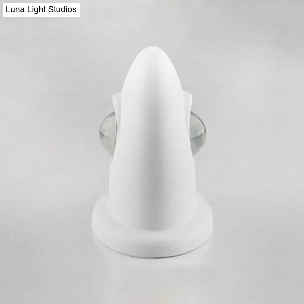White chrome wall sconce with visible round mounting plates on Tampa Home & Garden Store