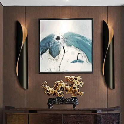 Modern Black and White Wall Lamp Bedroom Sconce