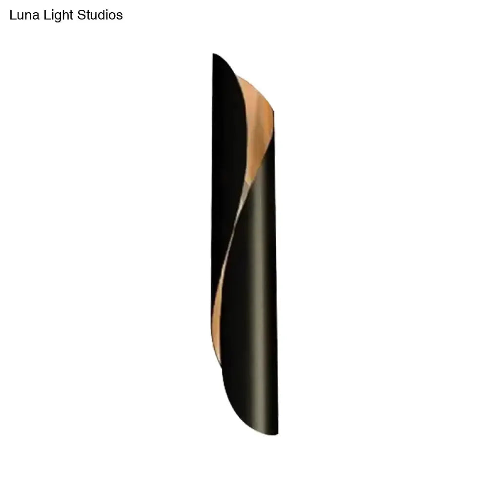 Modern Black and White Wall Lamp Bedroom Sconce