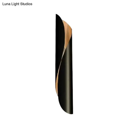Modern Black and White Wall Lamp Bedroom Sconce