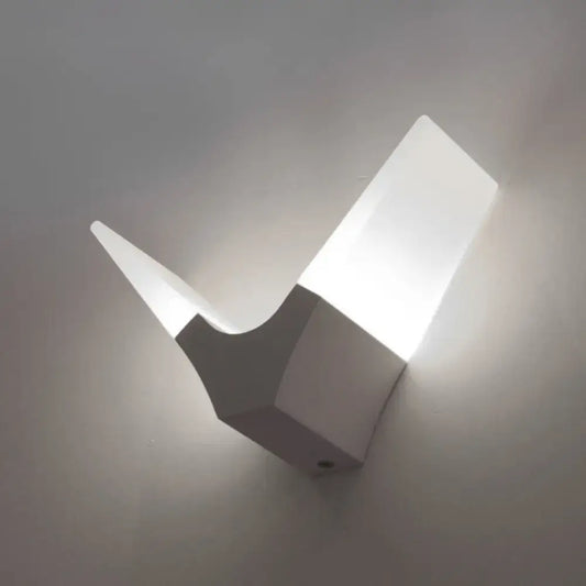 V-Shaped LED Acrylic Sconce Light in Warm/White - Tampa Home & Garden Store