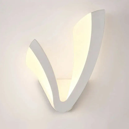 White V-Shape Wall Light by Decorbites, modern LED wall sconce on Tampa Home & Garden Store