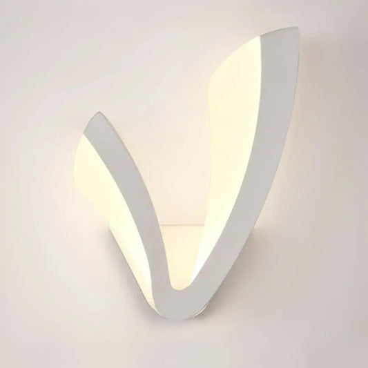 White V-Shape Wall Light by Decorbites, modern LED wall sconce on Tampa Home & Garden Store