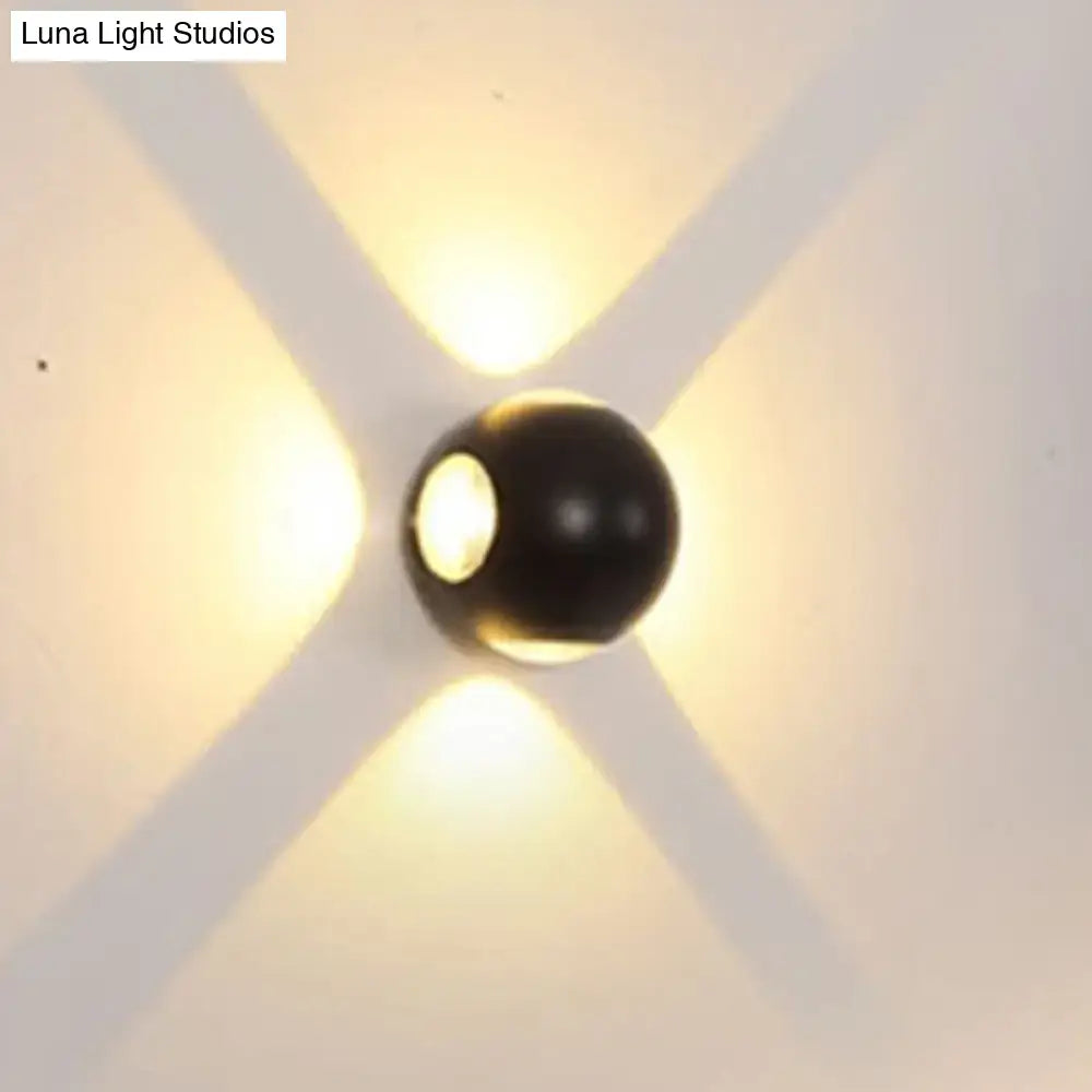 White Dome Wall Sconce by Decorbites, compact home & garden lighting on Tampa Home & Garden Store