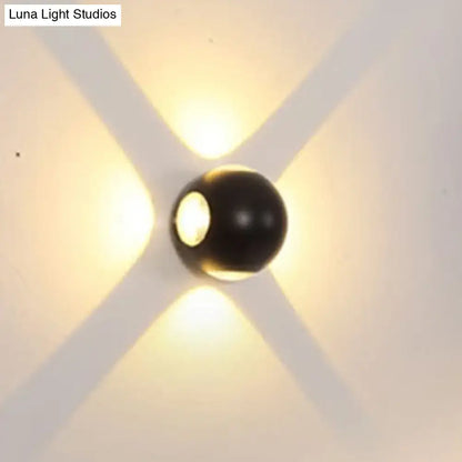 White Dome Wall Sconce by Decorbites, compact home & garden lighting on Tampa Home & Garden Store