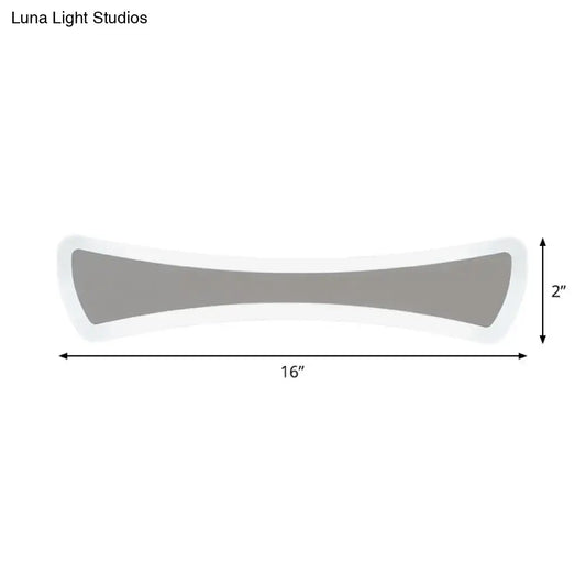 Ultra-Thin LED Silver Vanity Lamp: Modern Acrylic Wall Sconce Lighting for Bathrooms - Tampa Home & Garden Store