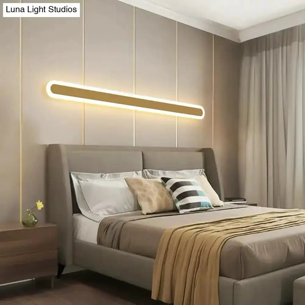 Modern White and Black Acrylic Bar Wall Lamp
