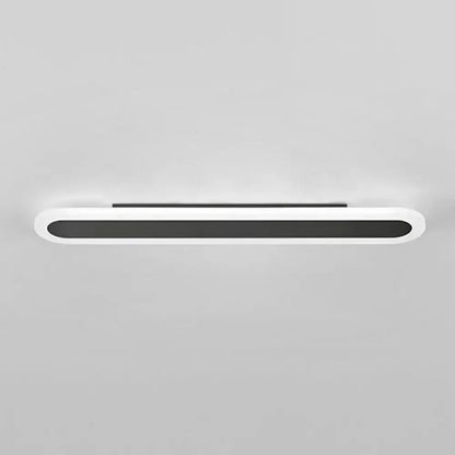 Modern White and Black Acrylic Bar Wall Lamp