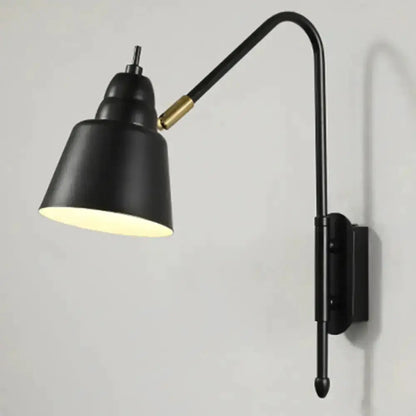 Modern White and Brass V-Shaped Wall Light