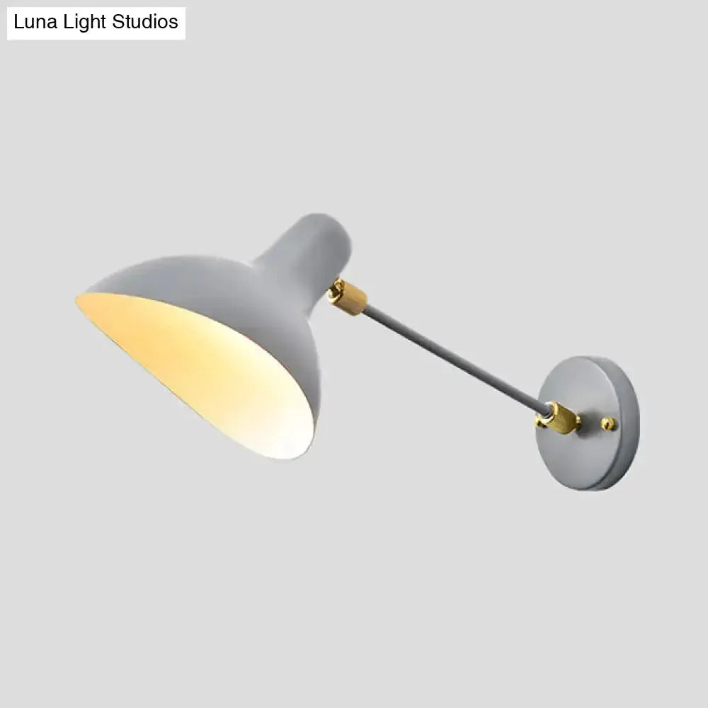 Decorbites modern white and gold wall mounted lamp, adjustable living room light on Tampa Home & Garden Store