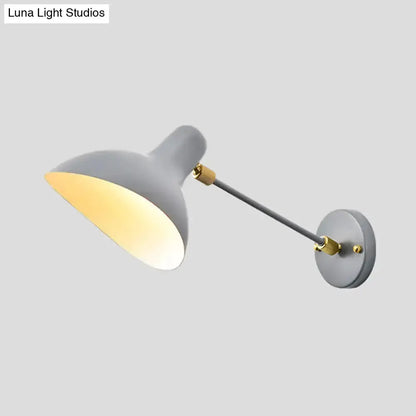 Decorbites modern white and gold wall mounted lamp, adjustable living room light on Tampa Home & Garden Store