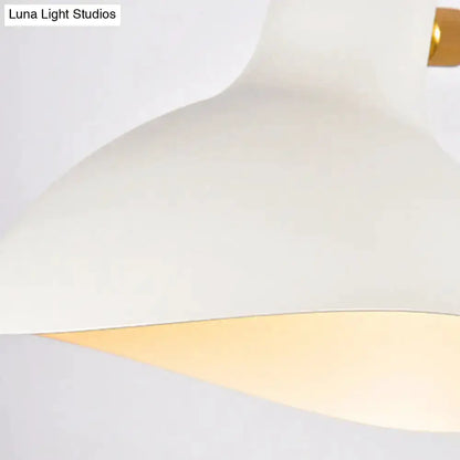 Modern white and gold wall-mounted lamp with adjustable head by Decorbites on Tampa Home & Garden Store