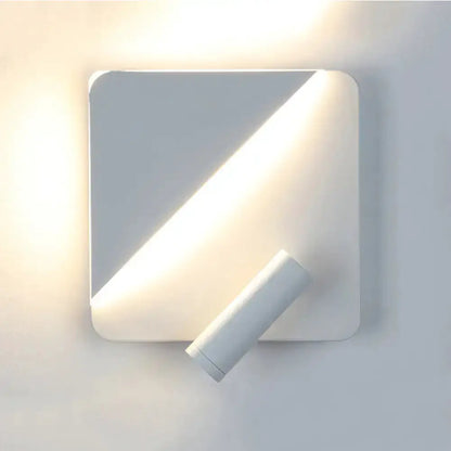 Modern White Black Led Wall Spotlight Lamp