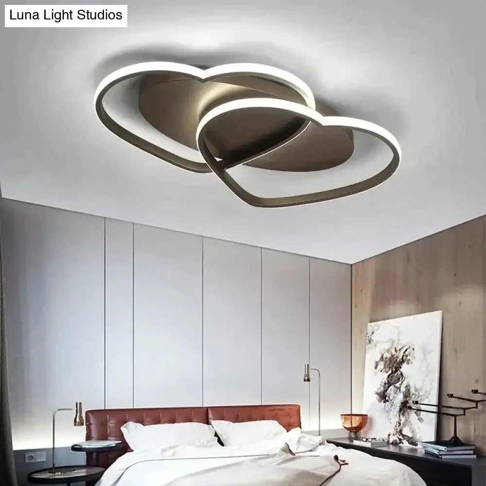 White/Coffee Finish Modern LED Pendant Lights